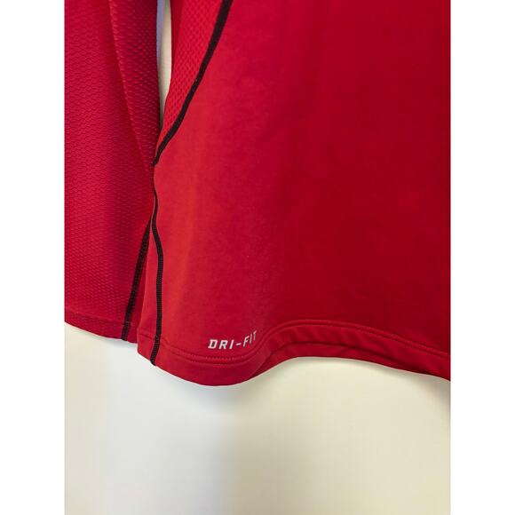 Nike Atlanta Falcons Dri-Fit Training Long Sleeve Mock Neck Shirt Size Small - Picture 3 of 7